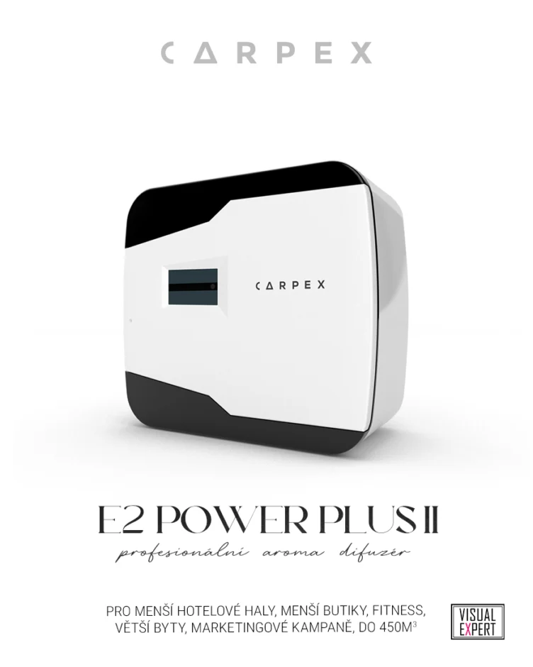 AROMA DIFUZÉR E2 POWER PLUS - bílo-černý