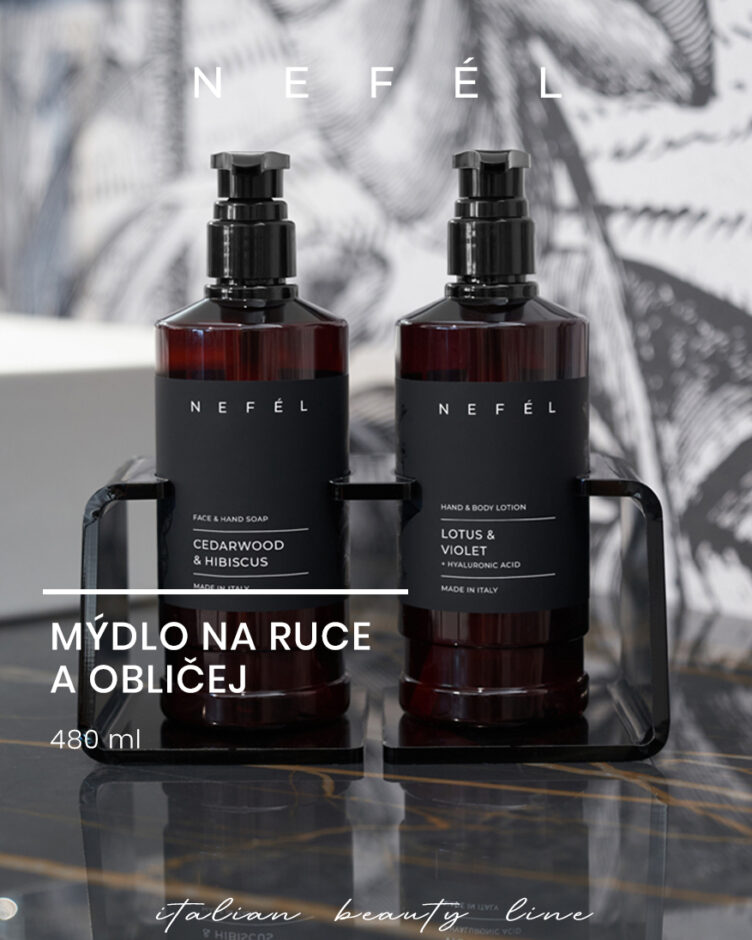 NEFEL - Tekuté mýdlo - CEDARWOOD & HIBISCUS - 480ml - Obrázek 3