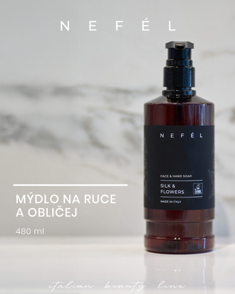 NEFEL - Tekuté Mýdlo SILK & FLOWERS - 480ml - Obrázek 3