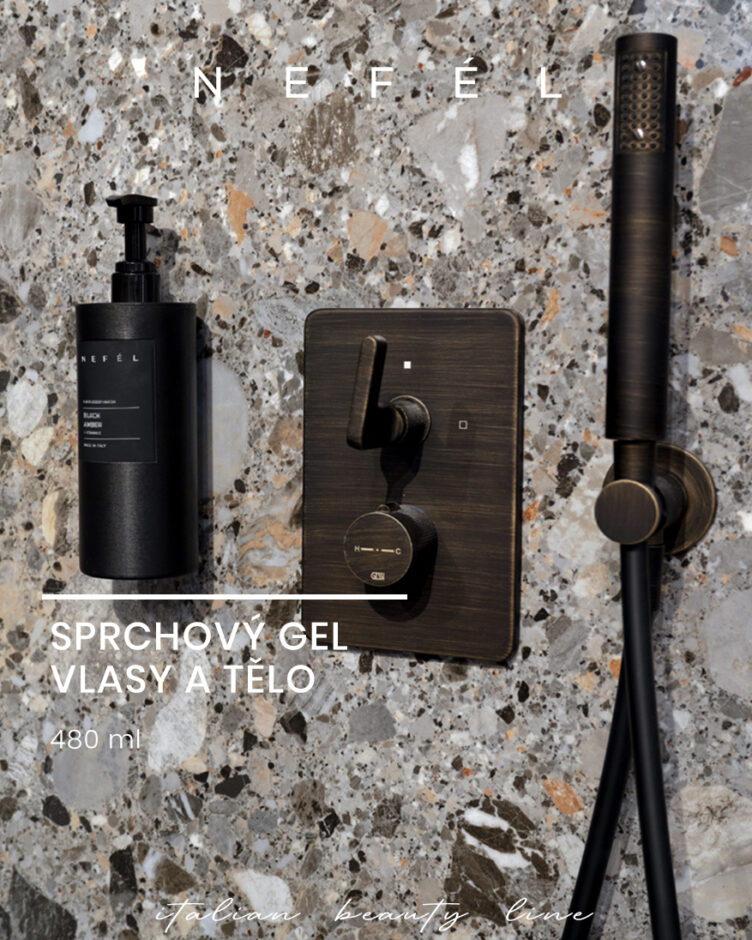 NEFEL - Sprchový gel - BLACK AMBER - 5 litrů - Obrázek 3