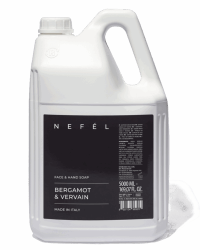 NEFEL - Tekuté mýdlo - BERGAMOT & VERVAIN - 5 litrů