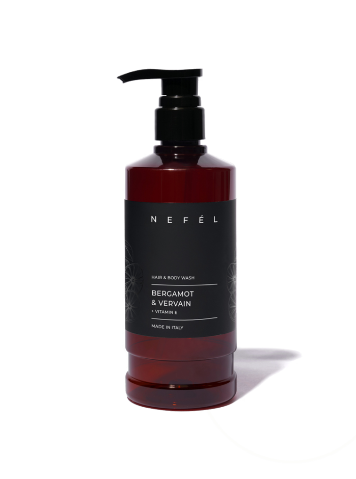 NEFEL - Sprchový gel - BERGAMOT & VERVAIN - 480ml