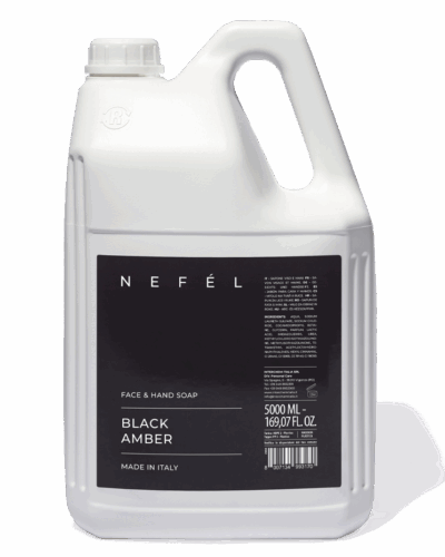 NEFEL - Tekuté mýdlo - BLACK AMBER - 5 litrů
