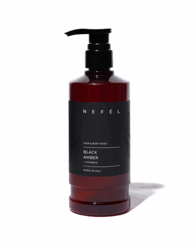 NEFEL - Sprchový gel - BLACK AMBER - 480ml
