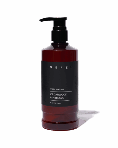 NEFEL - Tekuté mýdlo - CEDARWOOD & HIBISCUS - 480ml
