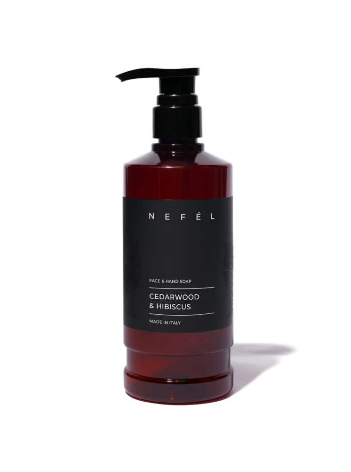 NEFEL - Tekuté mýdlo - CEDARWOOD & HIBISCUS - 480ml