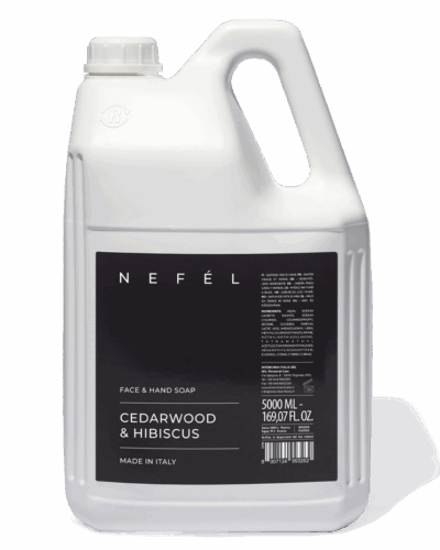NEFEL - Tekuté mýdlo - CEDARWOOD & HIBISCUS - 5 litrů