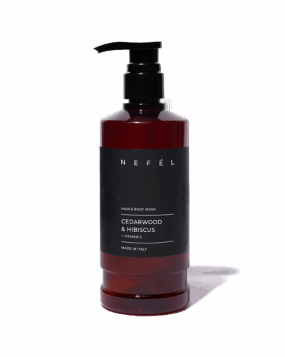 NEFEL - Sprchový gel - CEDARWOOD & HIBISCUS - 480ml