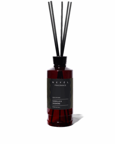 NEFÉL - Tyčinkový difuzér VANILLA & JASMINE - 480 ml