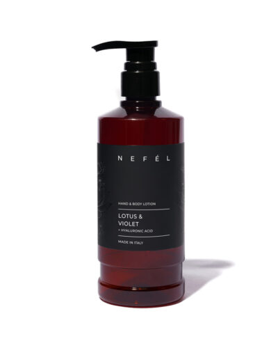 NEFÉL - Lotion na ruce a tělo - LOTUS & VIOLET - 480 ml