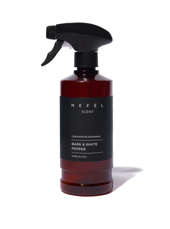 NEFEL - Interiérový deodorant - BARK & WHITE PEPPER 480 ml