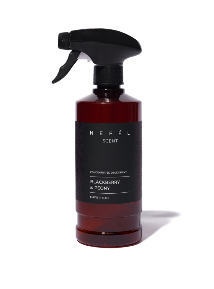NEFEL - Interiérový deodorant - BLACKBERRY & PEONY 480 ml