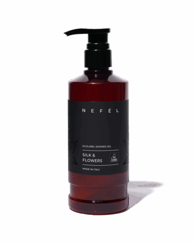 NEFÉL - Sprchový gel - SILK & FLOWERS - 480 ml